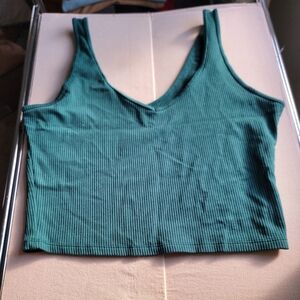 Hollister Ribbed Cropped Tank Top